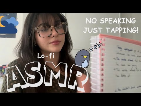 ASMR Lofi 🌙 NO TALKING 🙊 Paper tapping + scratching + cardboard tapping!!