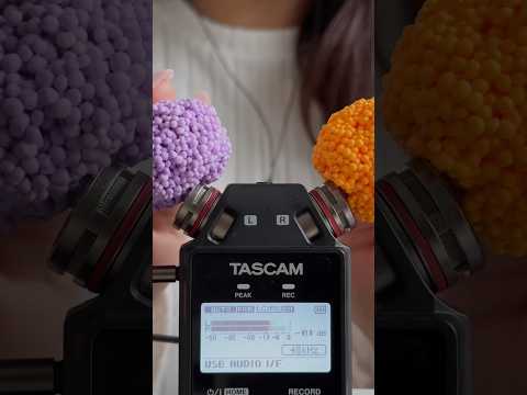 ASMR triggers using tascam microphone 🌙