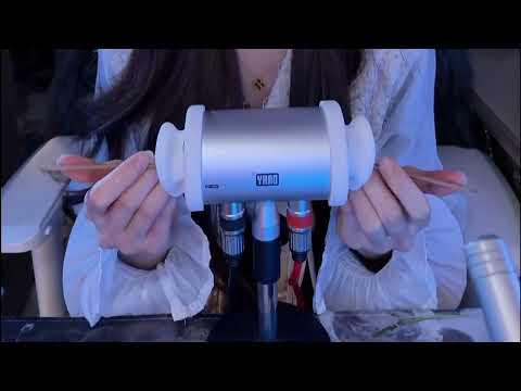 The Most Relaxing ASMR Ear Cleaning Ever with Tuning Fork, Puffs & Hand Sounds / 4HR (No Talking)