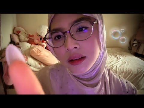 ASMR ♡ Soft & Gentle Stress Plucking + Positive Affirmations 🫧 (Amani’s Custom)
