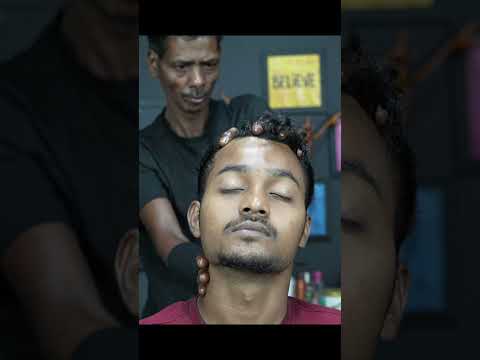 Happy Head Massage ASMR #shorts | neck cracking #homeasmrclinic