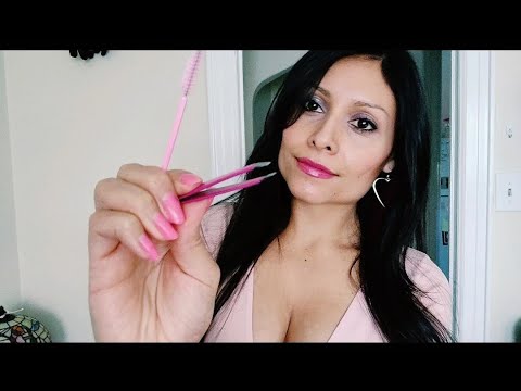 Relaxing Asmr Eyebrow Salon~ brushing/shaping/trimming