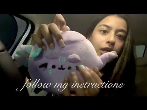 Day 11 ⭐️ ASMR follow my instructions in my car FAST