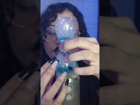 ASMR- Qual te relaxa mais Ampulheta ou Ice globs?