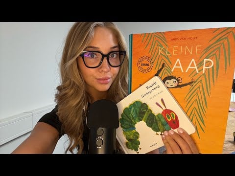 Dutch ASMR| Kinderboeken voorlezen| Childhood memories📚😴🤍