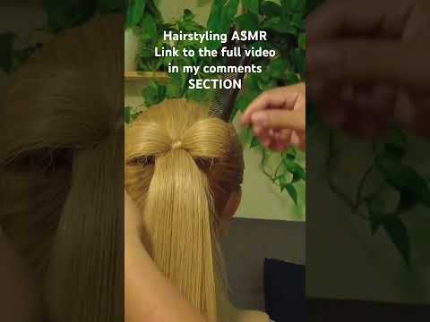 #asmr #hairstyle #hairtutorial #fordeepsleep #fyp #tinglyasmr