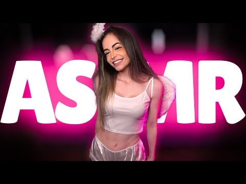 ASMR | Ear Licking, Water Globe, Scratching, Heartbeat. Angel
