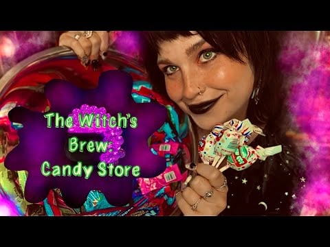🧙🏻‍♀️ASMR Witch’s Brew Candy Store🍭 (Autistic Comfort, Tingly Triggers, Crackles)