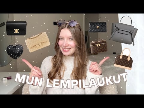 ASMR suomi | minun laukut esittely | Chanel, Louis Vuitton, Celine, Alaia, Dolce Gabbana