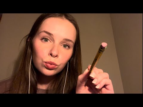 ASMR air 💨tracing words and whisper ramble✨😴🌙🌸