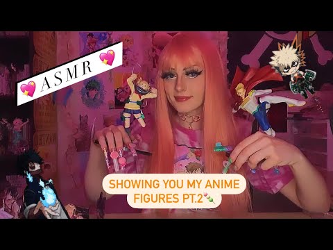 ASMR// Showing you my Anime figures part.2💖✨(tapping and whispering)