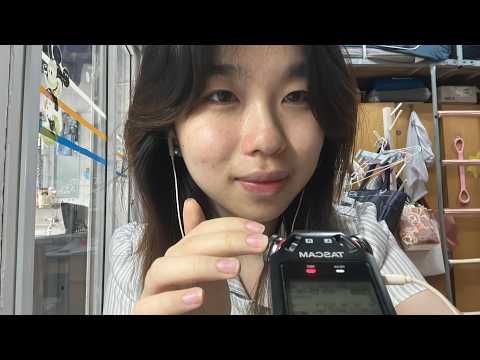 My Favorite Ear Tapping & Mic Tapping Triggers ♡ Mic Touching TASCAM