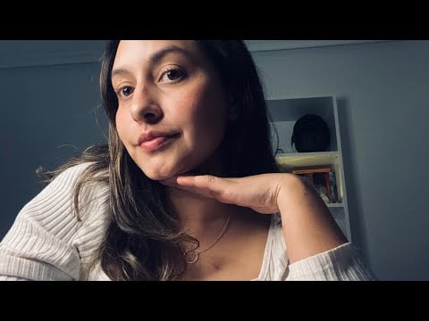 ASMR ✨ DIBUJO TÚ LINDA CARITA EN SPIT PAITING ♥️(mouthsounds,brocha,babitas,susurros)