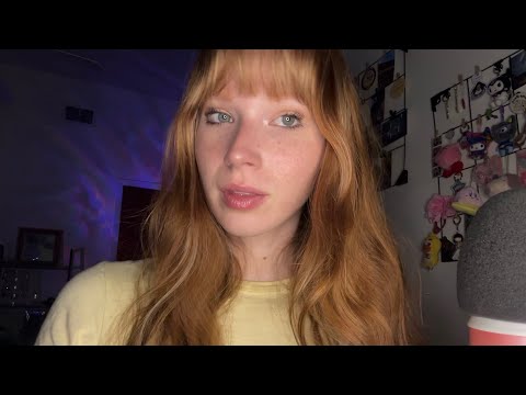 Cozy but Chaotic ASMR (foam mic scratching, inaudible whispers, tapping +)