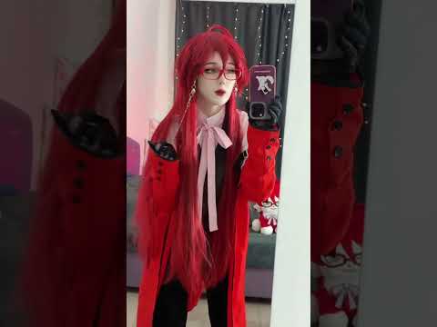 Grell Sutcliff Cosplay 💋 #cosplay #grellsutcliff #grellsutcliffcosplay #blackbutler @miccostumes