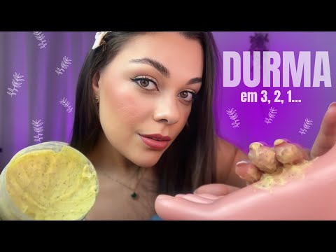 ASMR: massagem relaxante nos pés 🦶(sons reais e sussurros)