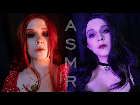 АСМР ТРИСС И ЙЕННИФЕР ОБЛИЖУТ ТВОИ УШКИ | ASMR TRISS & YENNEFER LICKING | The Witcher