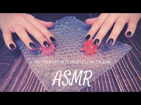 ASMR | 100 Triggers in 15 minutes! | No talking