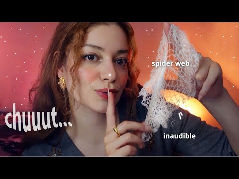 ASMR: le + de frissons possible😮(visuel intense, spider web, inaudible léger) | 4K
