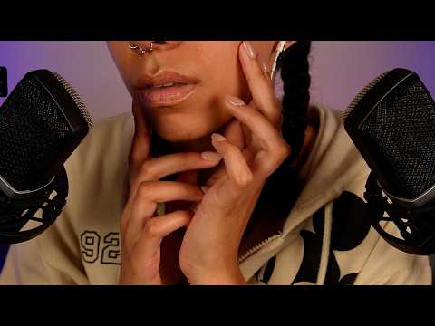 *EAR TO EAR* Slow, Intense Whispers ("shh it's okay", "you can sleep now" & more) | ASMR