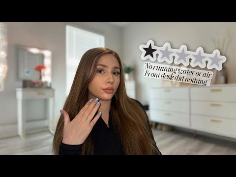 ASMR Roleplay | Sassy Receptionist at Worst Rated Hotel 🏨😬👎
