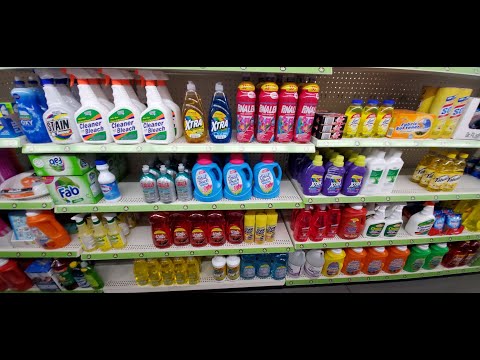 Dollar General Cleaning Products Shelf Organization 11-21-2019