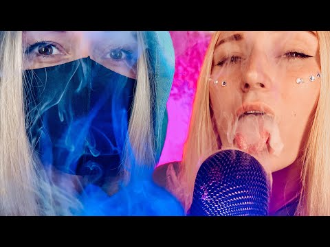 АСМР Паротерапия 💨Мозга со Слюнкой 💦 ASMR Steam Therapy 💨Brain with Saliva 💦