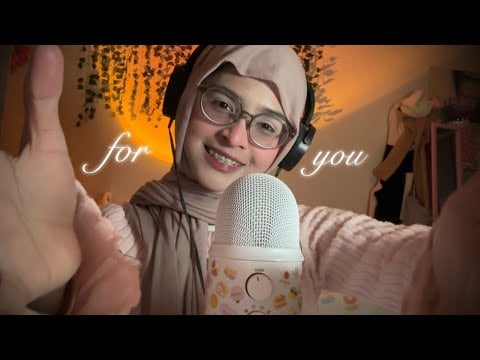 【ASMR】 mouth sounds, hand sounds, mic triggers for you ⋆˚꩜｡🐰💗