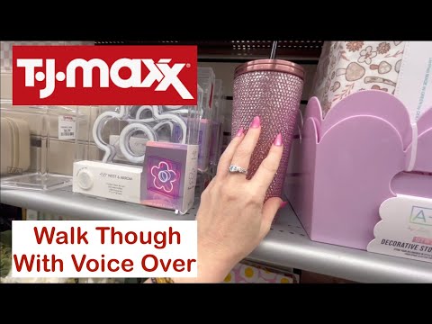 ASMR Gum Chewing TJ Maxx Store Walk Through | Voice Over | Whispered ASMR In Public