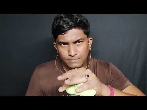 asmr tapping and scratching aggressive mouth sound
