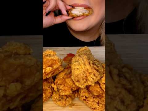 KFC crispy fried chicken wings #asmr #chicken #food