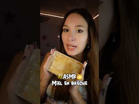 Une dinguerie si pas de fausse route 😆 #asmr #honeycomb #eatingasmr#mukbangvideo #asmrfrançais