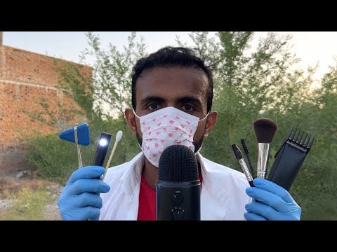 ASMR Doctor Makeup Haircut Roleplay 