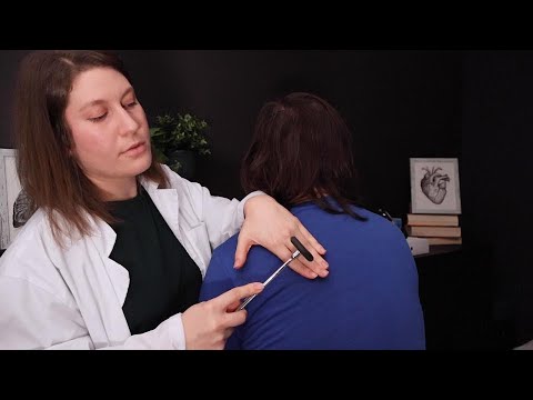[ASMR] Full Body Reflex Hammer Testing & Palpation for Pain Sensation | Sleep Instantly