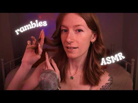 Soft-spoken ASMR | Rambles & updates with cozy triggers 🌙