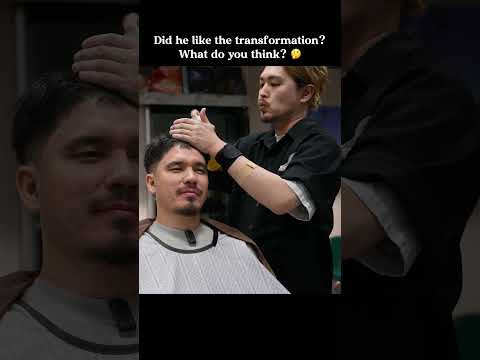 Insane Transformation by Japanese Master Barber 😳