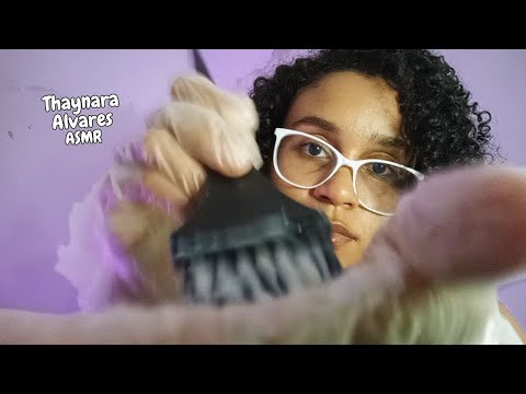 ASMR: Fazendo Progressiva no seu cabelo