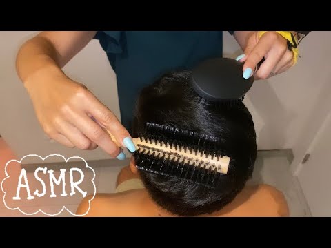 ASMR⚡️Super relaxing hair brushing! (LOFI)