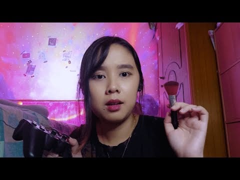 POV ASMR Gamer Girl doing your Makeup for your Birthday 🎮💄🎂 Soft Spoken Roleplay, Makeup Application
