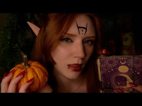 ASMR 🧝‍♀️🖤 Halloween vibes live 🎃Mouth sounds👻