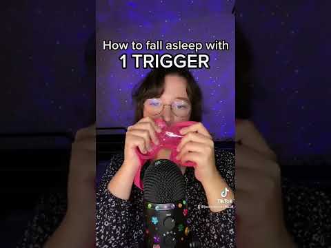 How to fall asleep with 1 Trigger 😴 #shorts #shortsvideo #asmr
