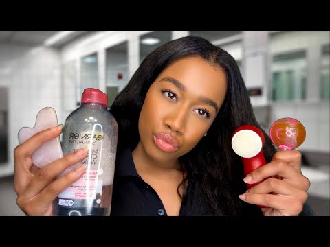 ASMR Doing Your $5 Skincare In The School Bathroom *I’m a Scammer 🧴💵 Personal Attention Triggers