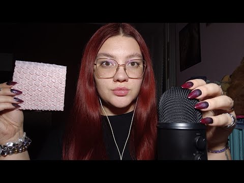 CRINKLY PLASTIC SOUNDS 😴💜 | ASMR ITA 