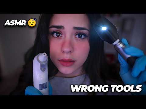 ASMR Doctor Exam But I Use The Wrong Tools 😳🩺