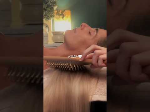 ASMR Brushing Beautiful Long, Soft Hair. #asmr #relaxing #haircare #asmrsoftspoken