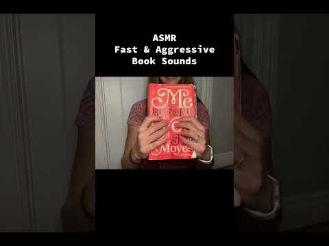 ASMR | Fast & Aggressive Book Sounds #asmr #asmrsounds #asmrvideo