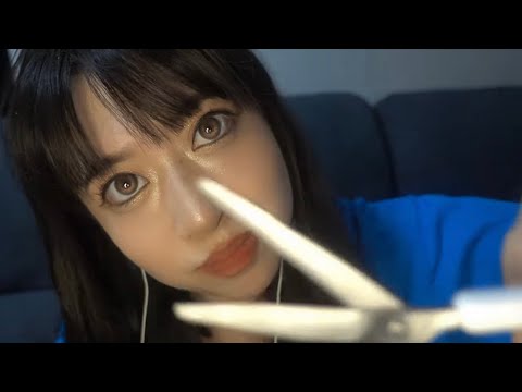 【ASMR】Hair Cut Sounds ~Snip Snip✂︎choki choki~