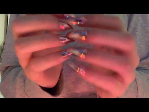 2 min tingles ASMR [Long nails]PART 2