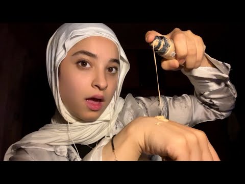ASMR Fast and Aggressive Makeup Application On You For Tingles💄🤯(very exaggerated) 