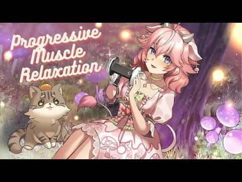 [3DIO ASMR] Progressive Muscle Relaxation (VTuber)